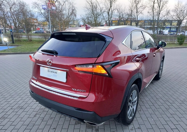 Lexus NX cena 119900 przebieg: 38537, rok produkcji 2016 z Szczecin małe 596